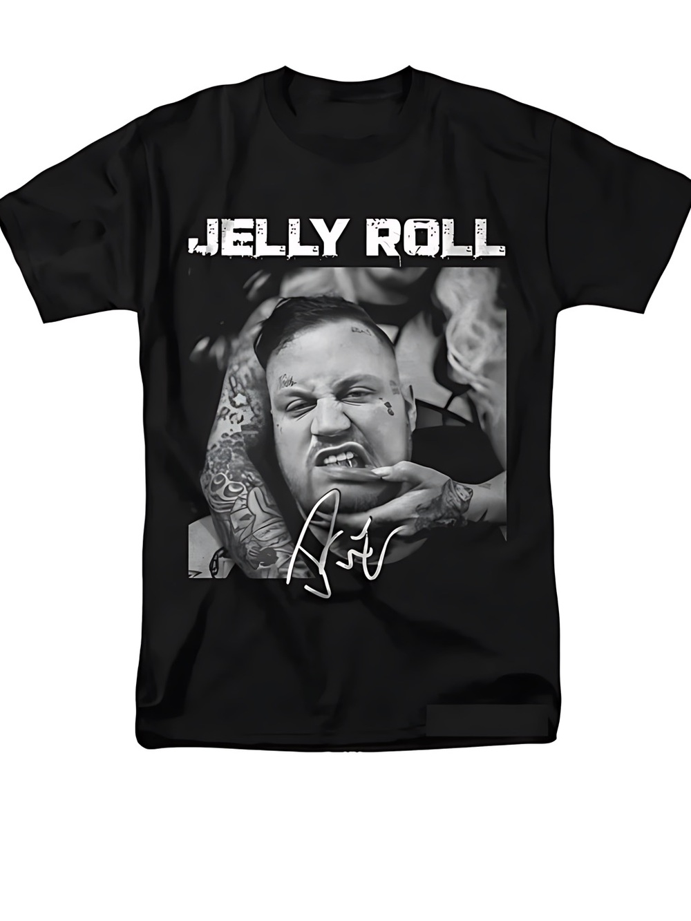 Jelly Roll Tee Beautifully Broken Concert Tour Graphic Design T-Shirt 90